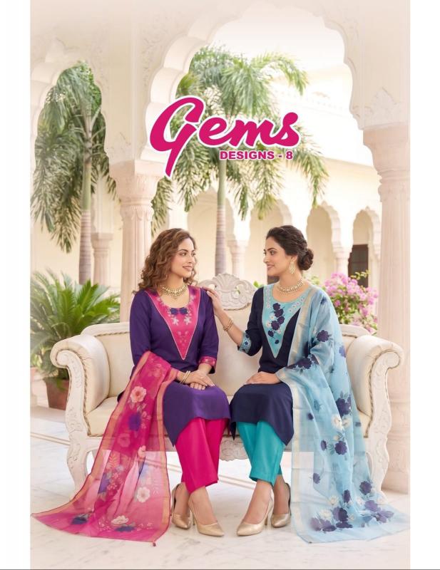 Desi kudi gems print rayon kurti wholesaler
